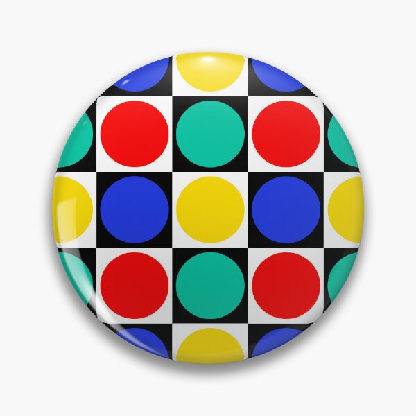 Item preview, Colorful Checkered Circles Pattern Design  designed and sold by PatternTitan.