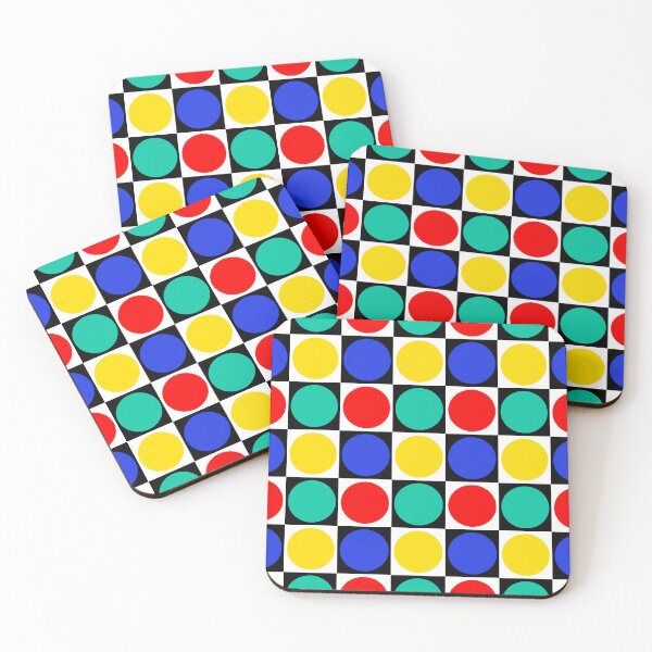 Item preview, Colorful Checkered Circles Pattern Design  designed and sold by PatternTitan.