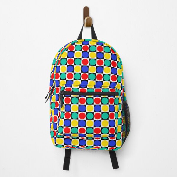 Item preview, Colorful Checkered Circles Pattern Design designed and sold by PatternTitan.