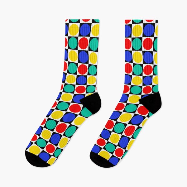 Item preview, Colorful Checkered Circles Pattern Design  designed and sold by PatternTitan.
