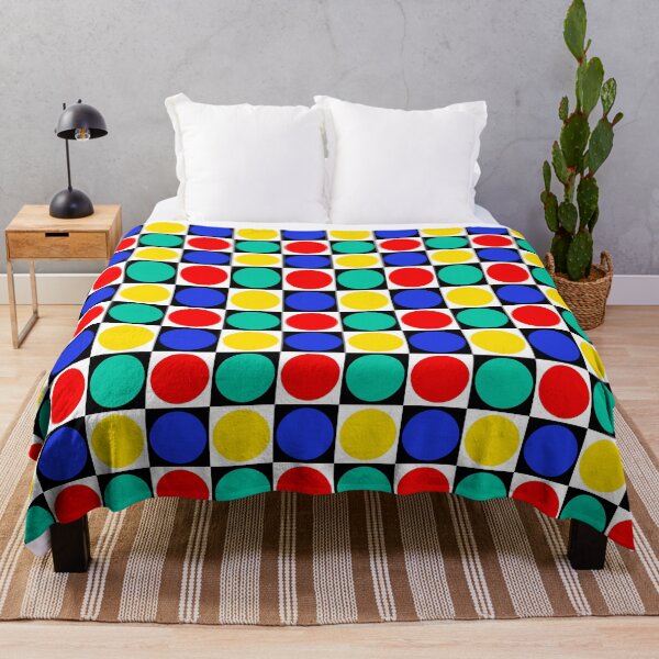 Item preview, Colorful Checkered Circles Pattern Design  designed and sold by PatternTitan.