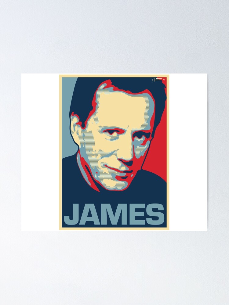 Thumbnail 1 of 3, Poster, James designed and sold by DAFTFISH.