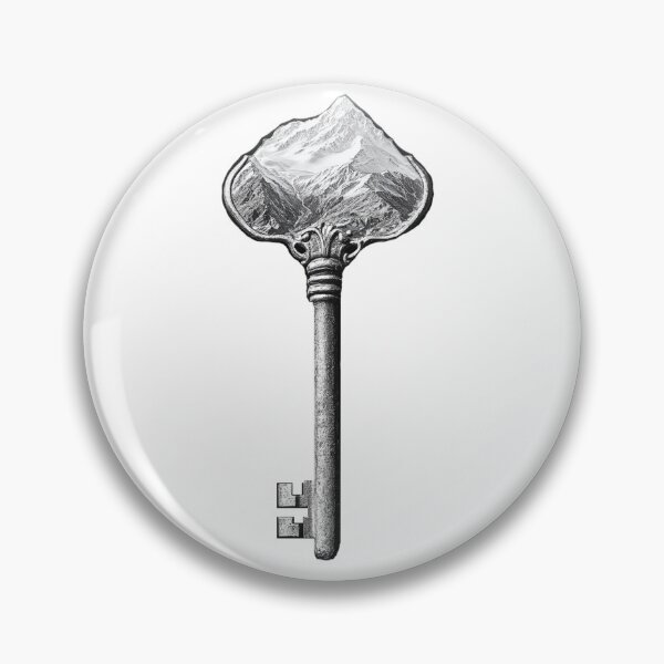Item preview, Mountain Gateway: Vintage Skeleton Key to Adventure Art designed and sold by Creet-Design.