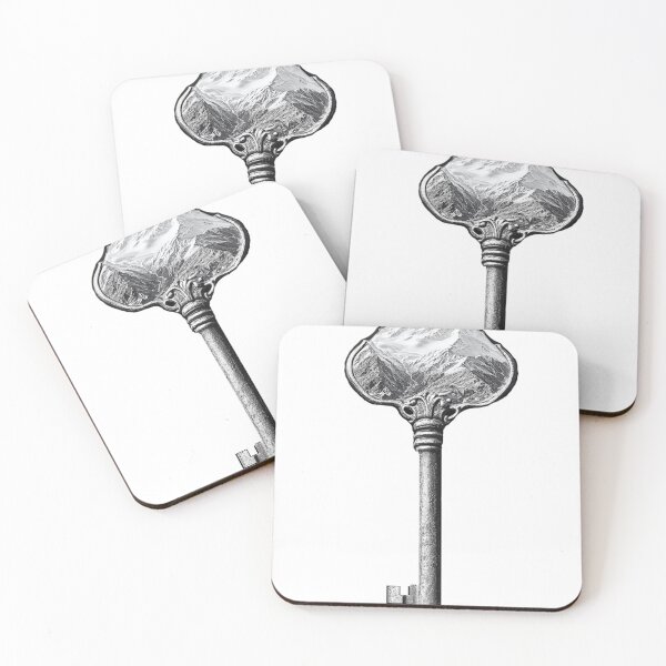 Item preview, Mountain Gateway: Vintage Skeleton Key to Adventure Art designed and sold by Creet-Design.