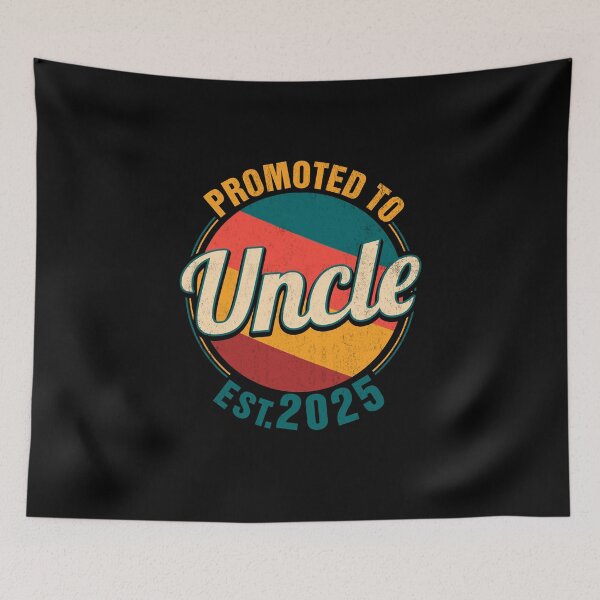 Item preview, Promoted To Uncle Est. 2025 Retro Vintage Gift Funny designed and sold by FernaRoje.
