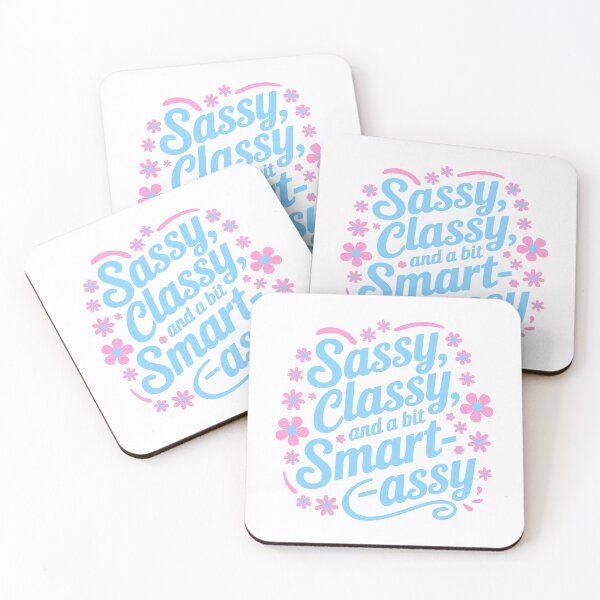Item preview, Sassy Classy And A Bit Smart Assy. Pink And Blue designed and sold by PMCreative.