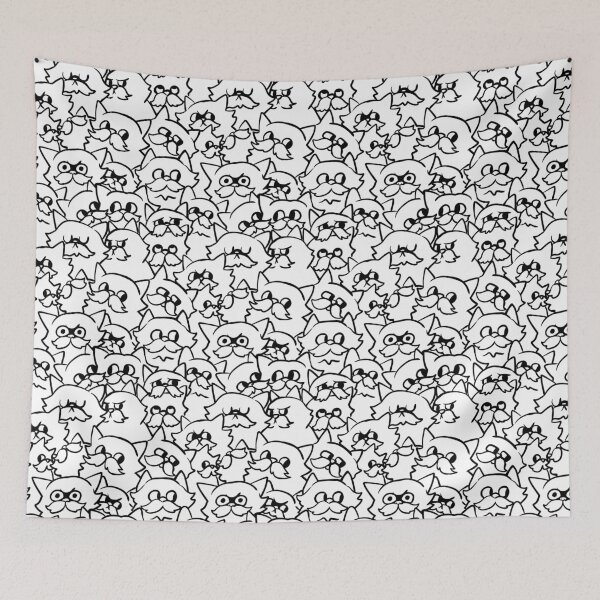 Item preview, Persian Cat Line Pattern designed and sold by Huebucket.