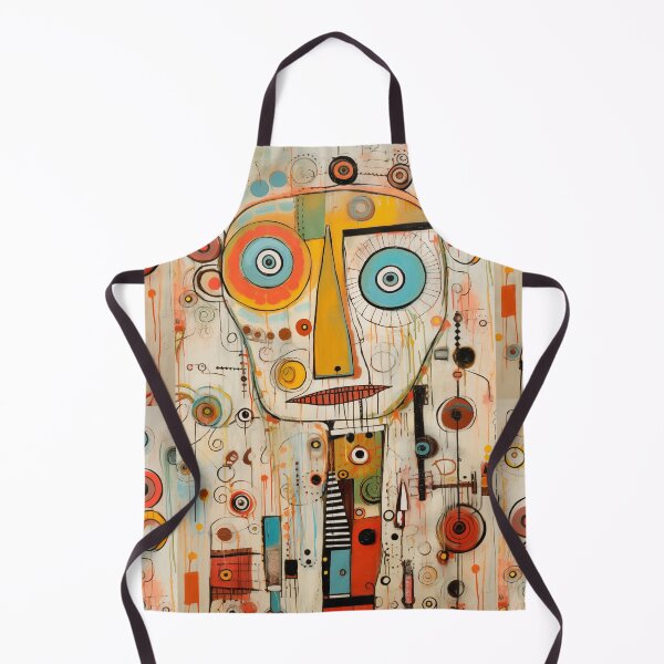 Item preview, Pastel Art Brut Primitive Portrait Outsider Art designed and sold by sheprint.