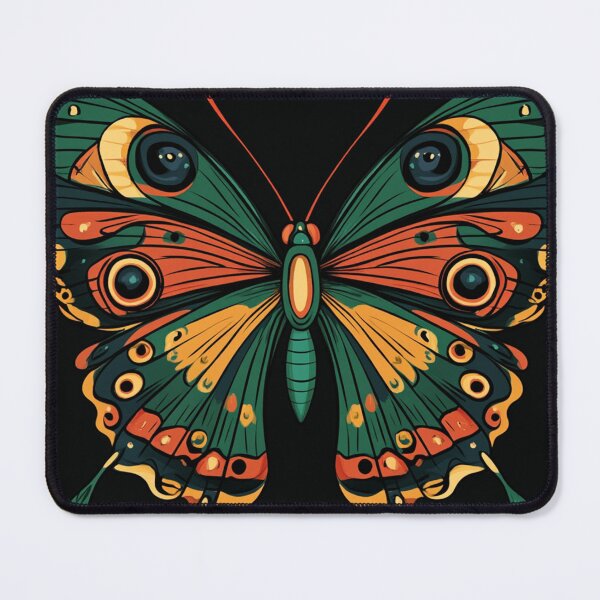 Item preview, Emerald Monarch: Vintage-Modern Butterfly Art designed and sold by Creet-Design.