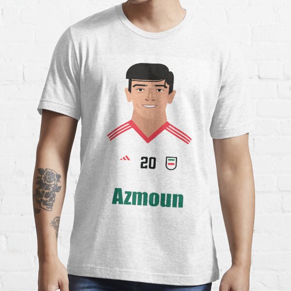 Iran National Football Team Soccer Retro Team Melli Number 10 Football Classic T-Shirt | Redbubble