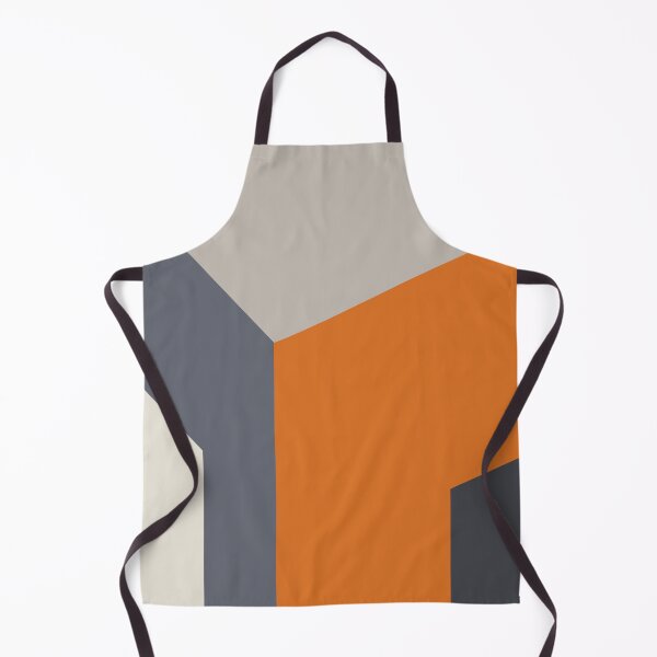 Item preview, Aesthetic | "The Door" - Orange and Grey Minimalist Abstract Art designed and sold by A-Deco.