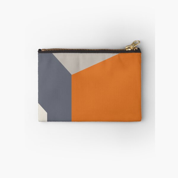 Item preview, Aesthetic | "The Door" - Orange and Grey Minimalist Abstract Art designed and sold by A-Deco.