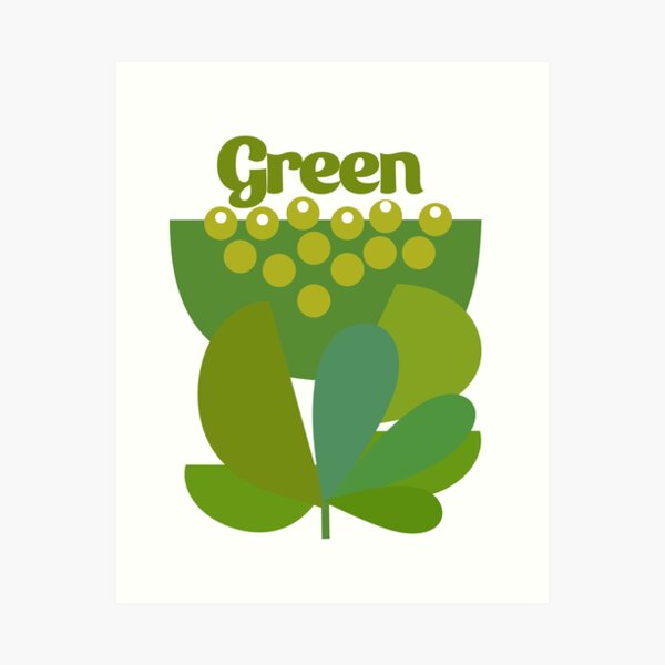 Aperçu de l'œuvre Green créée et vendue par naturboem.