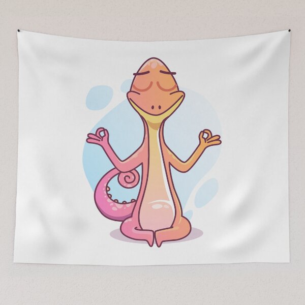 Item preview, Zen Gecko Meditating designed and sold by Andrey Prokopenko.