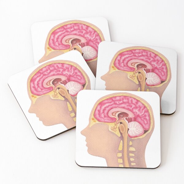 Item preview, Watercolor brain designed and sold by Ekaterina Glazkova.