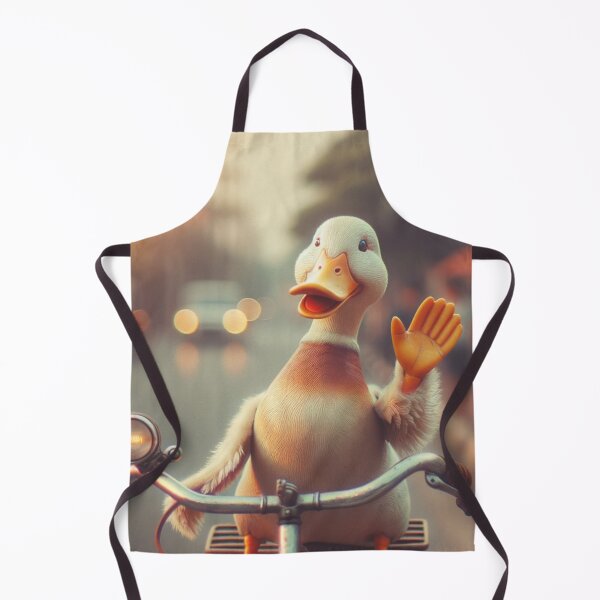 Item preview, Ducking Traffic – Funny Duck on a Bike T-Shirt designed and sold by MTeesGA.