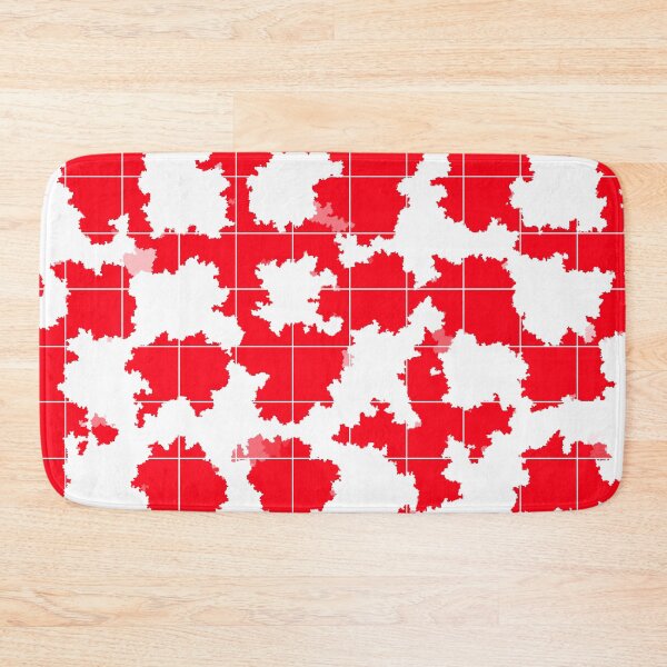Item preview, Red White Irregular Abstract Pattern Design  designed and sold by PatternTitan.