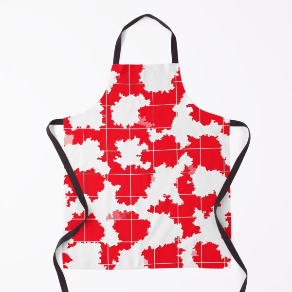 Item preview, Red White Irregular Abstract Pattern Design  designed and sold by PatternTitan.