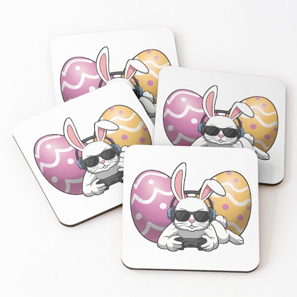 Item preview, Happy Easter Day Video Game Bunny Eggs designed and sold by Dot1001.