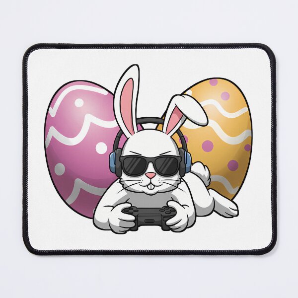Item preview, Happy Easter Day Video Game Bunny Eggs designed and sold by Dot1001.