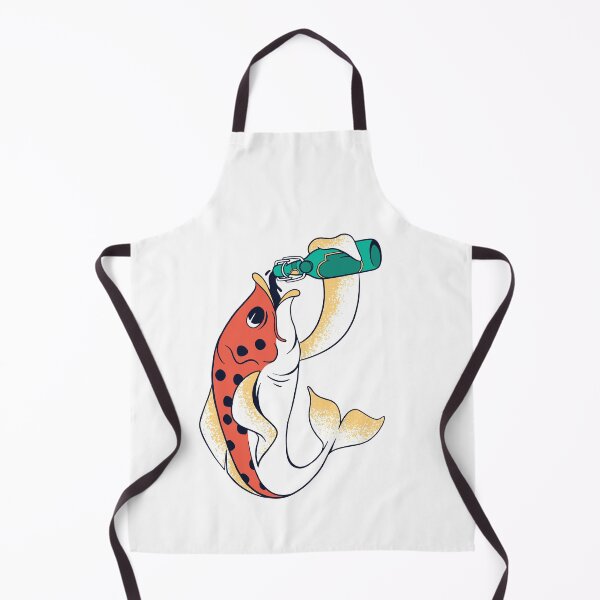 Item preview, Red Fish Drinking designed and sold by mermaids001.