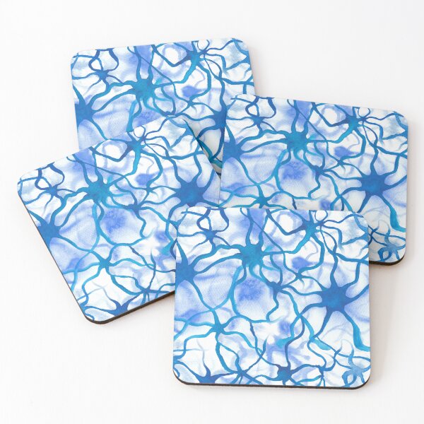 Item preview, Hand painted watercolor nervous system designed and sold by Ekaterina Glazkova.