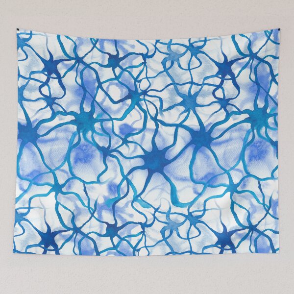 Item preview, Hand painted watercolor nervous system designed and sold by Ekaterina Glazkova.