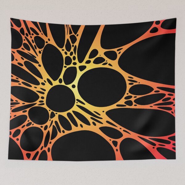Item preview, Neural Web Abstract Art. Spreading lava on a dark background designed and sold by Andrey Prokopenko.