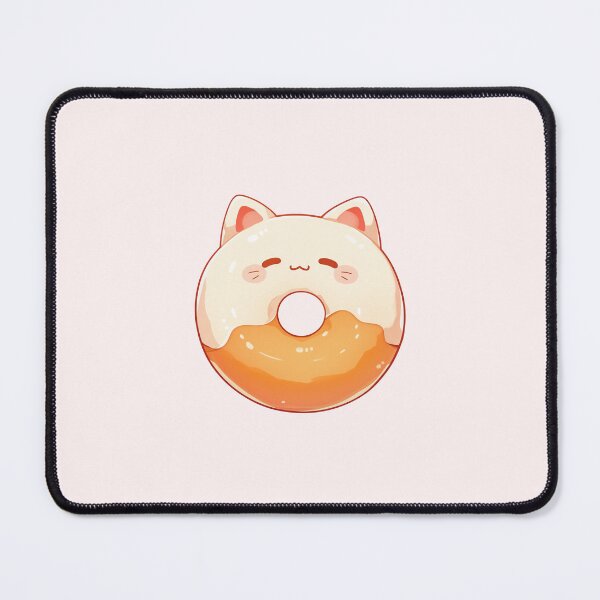 Item preview, Cat Glazed Donut designed and sold by NikoNekoDesigns.