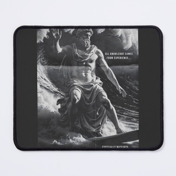 Item preview, Plato’s Perfect Wave - Surf T-shirt | Surf Art | Vintage surf clothing designed and sold by Printicato.