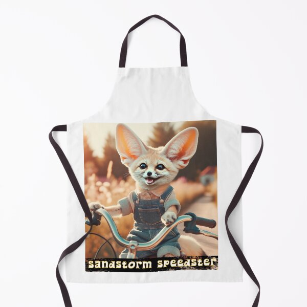 Item preview, Sandstorm Speeder – Happy Fennec Fox on a Bicycle designed and sold by MTeesGA.