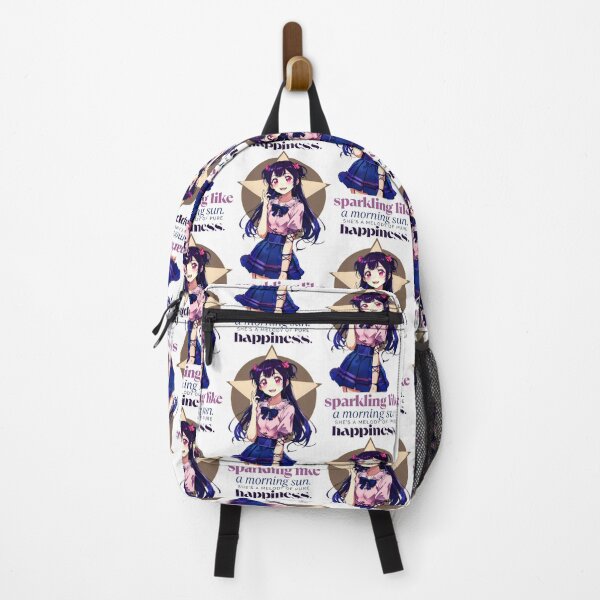 Item preview, She's A Melody Of Pure Happiness Shining In Blue And Red designed and sold by SplashTastic.
