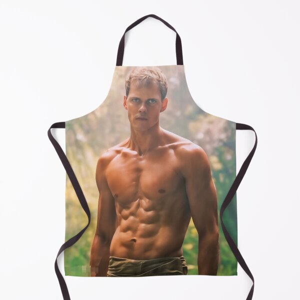 Item preview, Bill Skarsgard Shirtless designed and sold by sarzerdesigns.