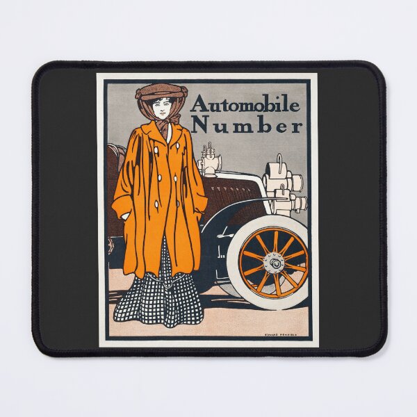 Item preview, 1903 Vintage American Car Poster – Classic Edward Penfield Illustration designed and sold by paulo silveira.