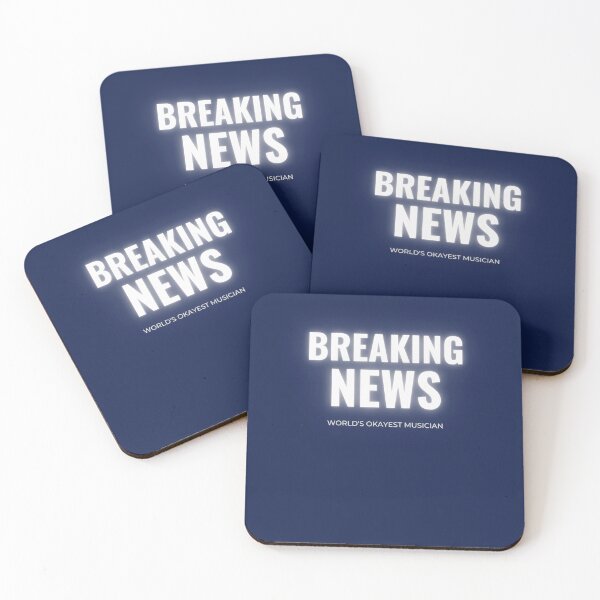 Item preview, Modest Maestro Breaking News Art Print designed and sold by Zakrytos ★★★★★.