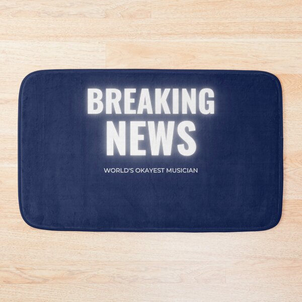 Item preview, Modest Maestro Breaking News Art Print designed and sold by Zakrytos ★★★★★.