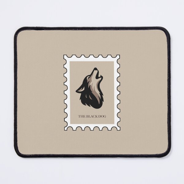 Item preview, the black dog stamp designed and sold by sadieillust.