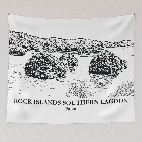 Item preview, Rock Islands Southern Lagoon - Palau designed and sold by Lakeric Cityscapes.