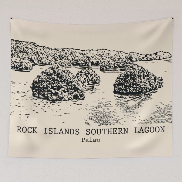 Item preview, Rock Islands Southern Lagoon - Palau designed and sold by Lakeric Cityscapes.