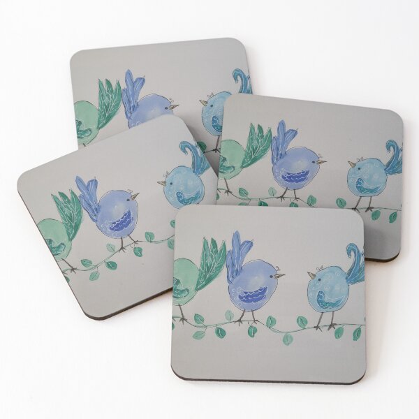 Item preview, Blue Bird Vine Trio designed and sold by WhimsyWomanCreatives.