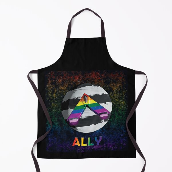 Item preview, LGBTQ+ Ally Planet and Ship with Text designed and sold by SnapV.