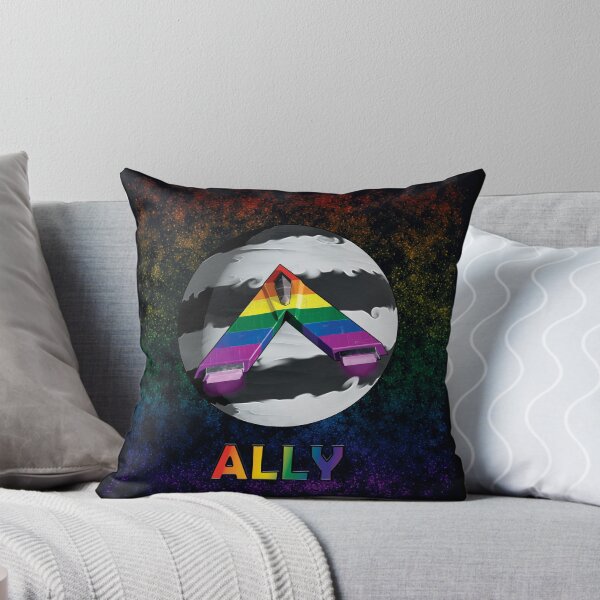 Item preview, LGBTQ+ Ally Planet and Ship with Text designed and sold by SnapV.