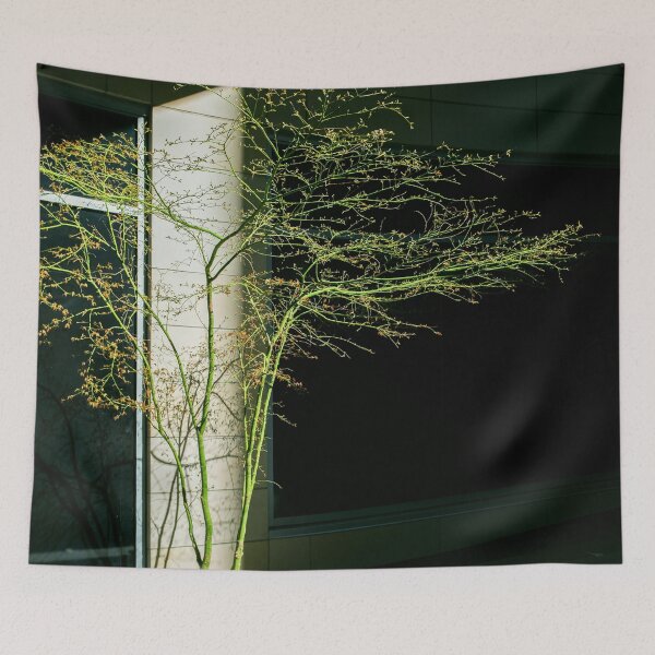 Item preview, Modern Building with Young Tree designed and sold by asun5.