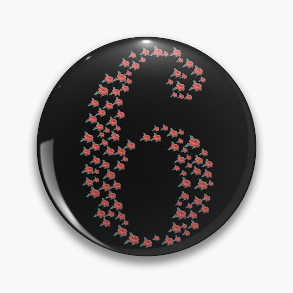 Item preview, Crimson Floral Six Harmony Art Print designed and sold by Zakrytos ★★★★★.