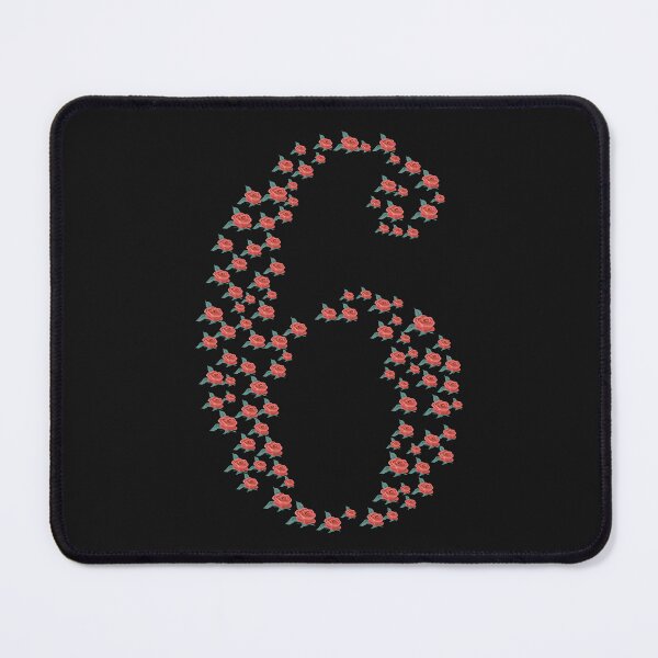 Item preview, Crimson Floral Six Harmony Art Print designed and sold by Zakrytos ★★★★★.
