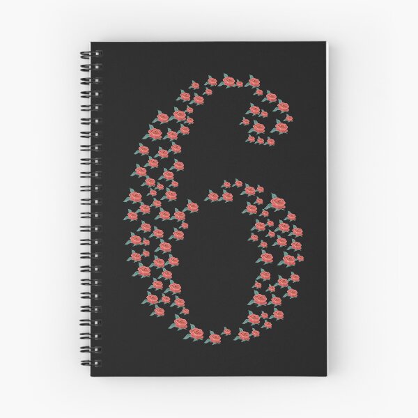 Item preview, Crimson Floral Six Harmony Art Print designed and sold by Zakrytos ★★★★★.