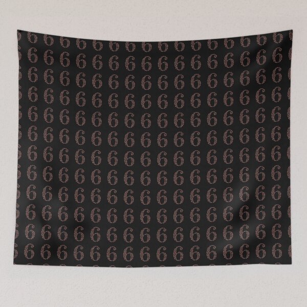 Item preview, Crimson Floral Six Harmony Art Print designed and sold by Zakrytos ★★★★★.