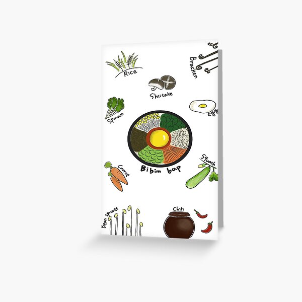 Item preview, Bibimbap poster designed and sold by CBR.