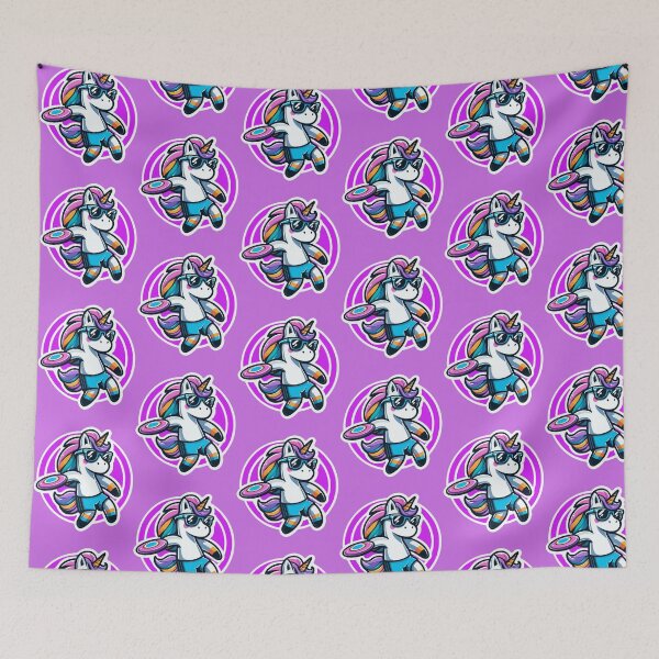Item preview, Cool Unicorn Playing Ultimate Frisbee designed and sold by McThingummy.