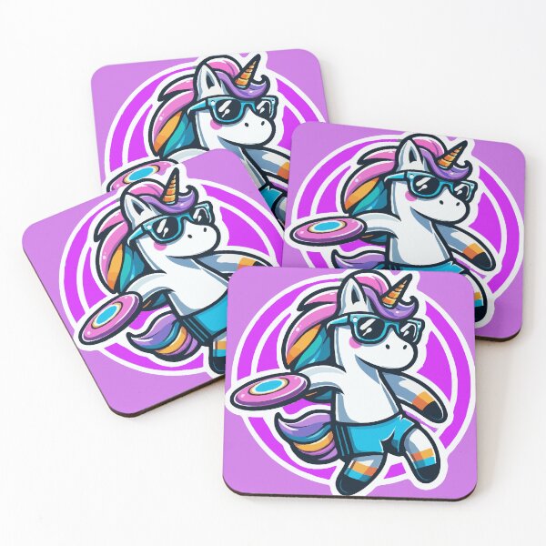 Item preview, Cool Unicorn Playing Ultimate Frisbee designed and sold by McThingummy.